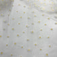 Ivory/Yellow Daisy flowers embroidered lace fabric| New Creations Fabric & Foam Inc. - New Creations Fabric & Foam Inc