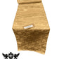 Jacquard Satin Roses Runner, Party Supply / Wedding / Decoration (14" Wide x 102" Long). - New Creations Fabric & Foam Inc