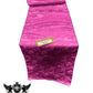 Jacquard Satin Roses Runner, Party Supply / Wedding / Decoration (14" Wide x 108" Long). - New Creations Fabric & Foam Inc