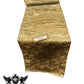 Jacquard Satin Roses Runner, Party Supply / Wedding / Decoration (14" Wide x 108" Long). - New Creations Fabric & Foam Inc
