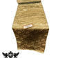 Jacquard Satin Roses Runner, Party Supply / Wedding / Decoration (14" Wide x 84" Long). - New Creations Fabric & Foam Inc