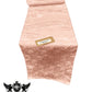 Jacquard Satin Roses Runner, Party Supply / Wedding / Decoration (14" Wide x 84" Long). - New Creations Fabric & Foam Inc