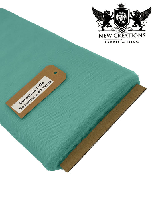 Jade Green Tutu Fabric Bolt Bridal Party Wedding Decoration, Wholesale Tulle, Party, Tulle Net. - New Creations Fabric & Foam Inc