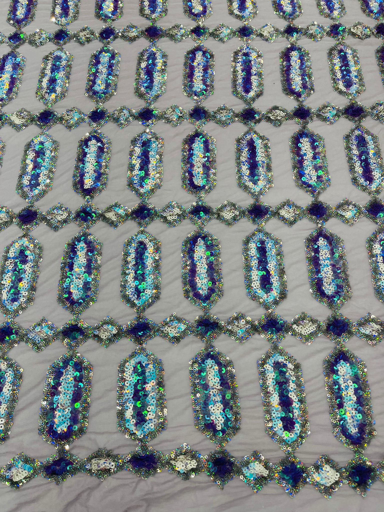Jewel Sequin Fabric 54” Wide| New Creations Fabric & Foam Inc. - New Creations Fabric & Foam Inc