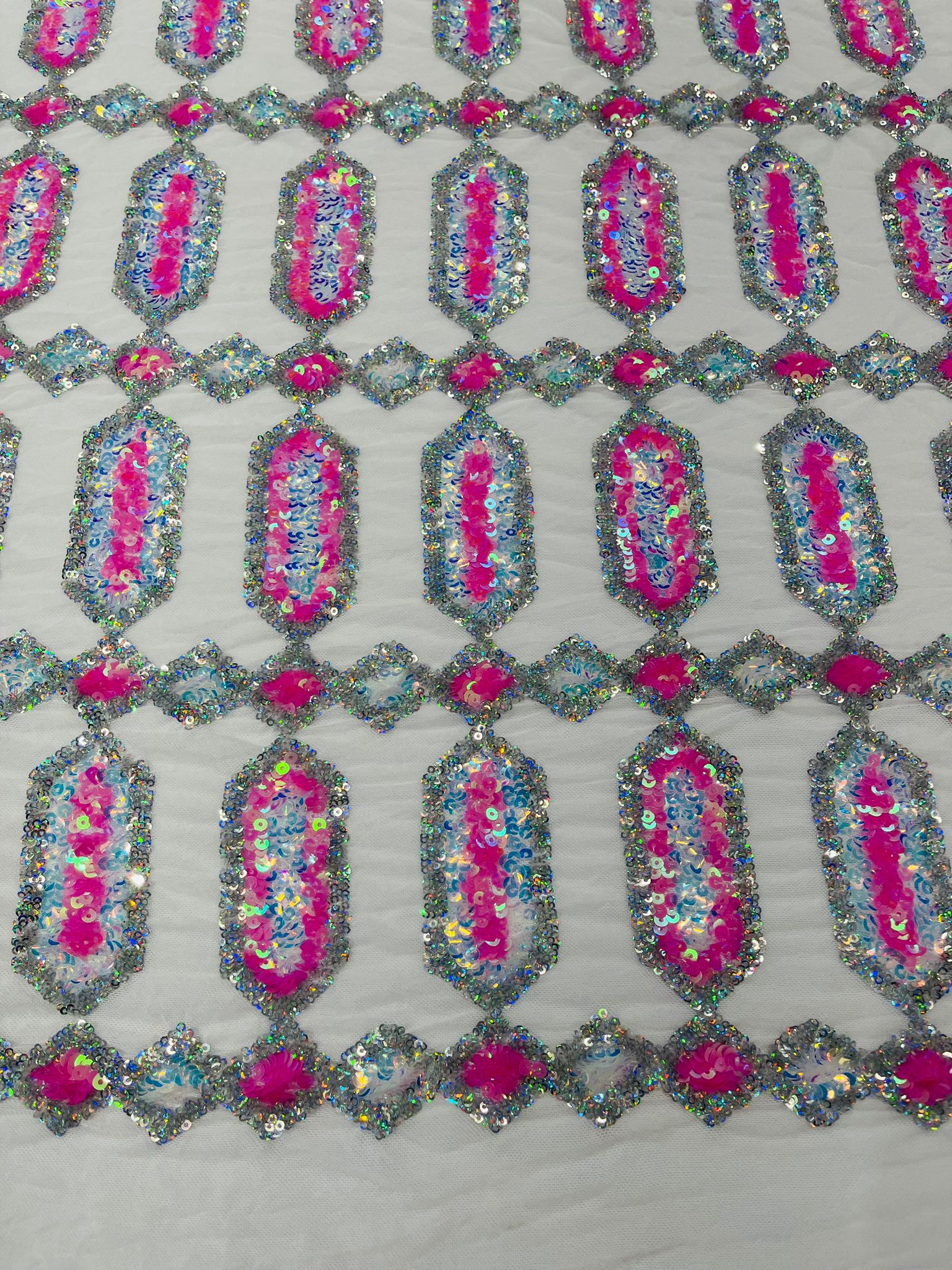 Jewel Sequin Fabric 54” Wide| New Creations Fabric & Foam Inc. - New Creations Fabric & Foam Inc