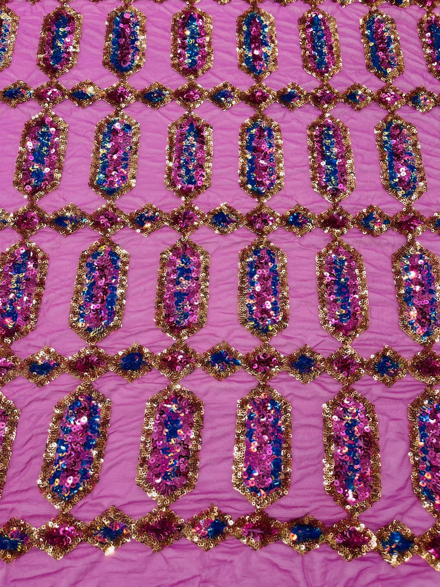 Jewel Sequin Fabric 54” Wide| New Creations Fabric & Foam Inc. - New Creations Fabric & Foam Inc