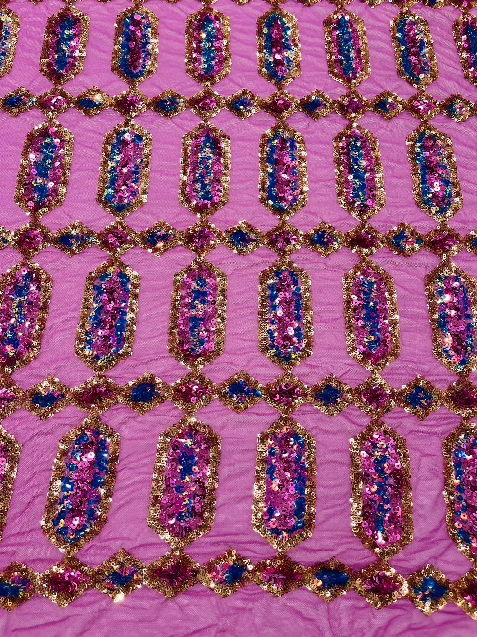 Jewel Sequin Fabric 54” Wide| New Creations Fabric & Foam Inc. - New Creations Fabric & Foam Inc
