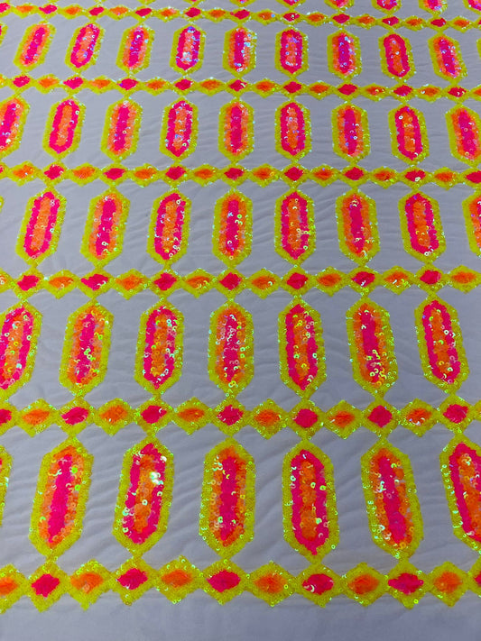 Jewel Sequin Fabric 54” Wide| New Creations Fabric & Foam Inc. - New Creations Fabric & Foam Inc