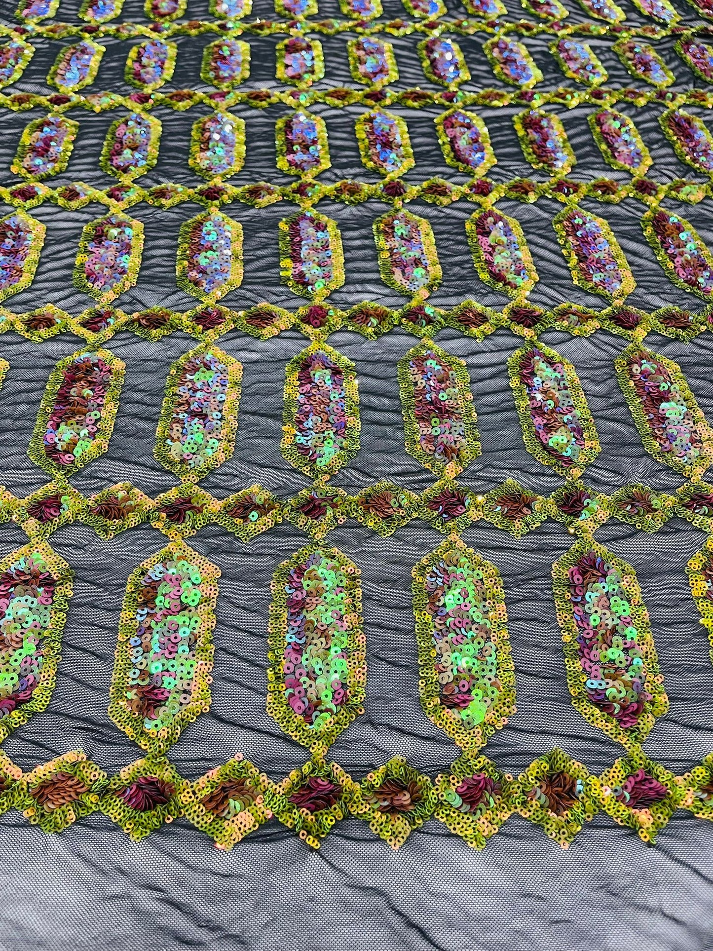 Jewel Sequin Fabric 54” Wide| New Creations Fabric & Foam Inc. - New Creations Fabric & Foam Inc