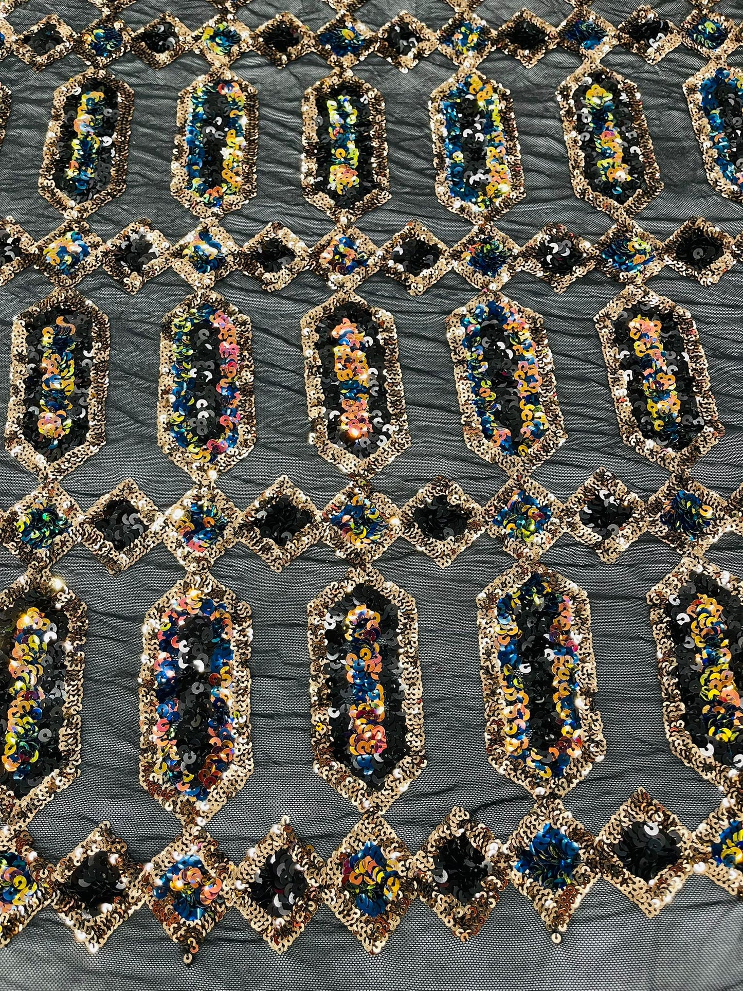 Jewel Sequin Fabric 54” Wide| New Creations Fabric & Foam Inc. - New Creations Fabric & Foam Inc