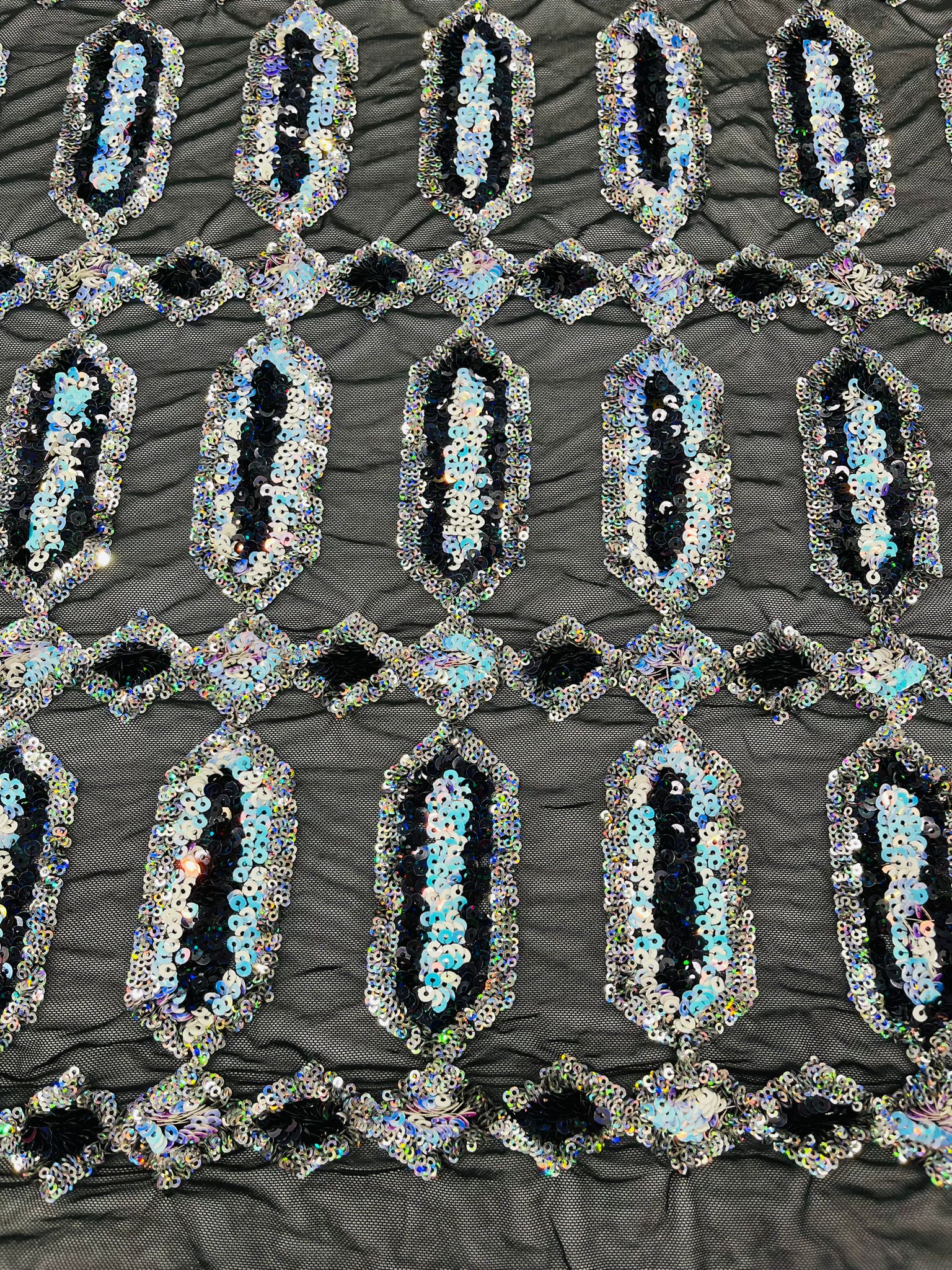 Jewel Sequin Fabric 54” Wide| New Creations Fabric & Foam Inc. - New Creations Fabric & Foam Inc
