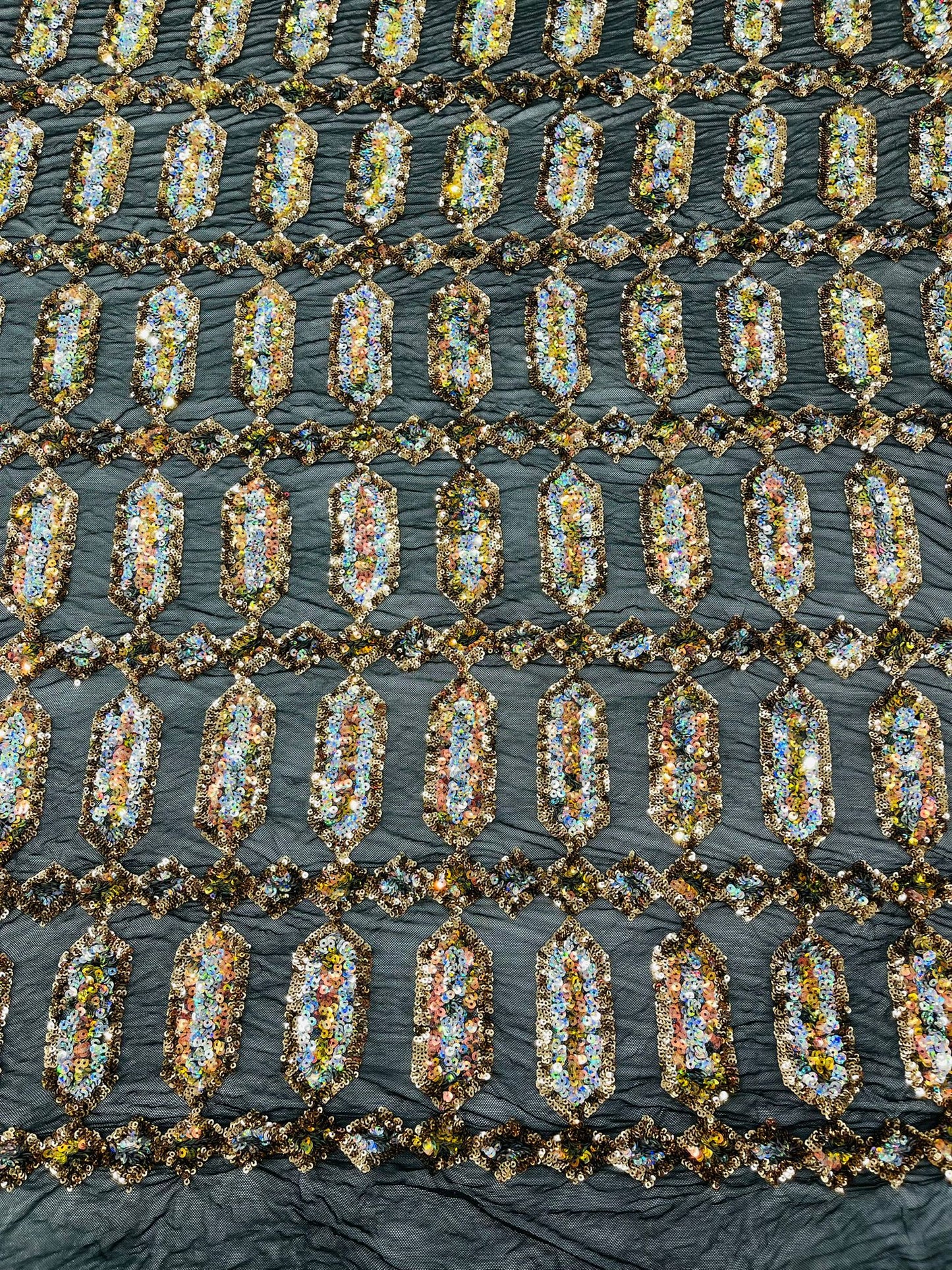 Jewel Sequin Fabric 54” Wide| New Creations Fabric & Foam Inc. - New Creations Fabric & Foam Inc