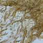 JEWEL VINE BEADED LACE ON MESH FABRIC (By The Yard) - New Creations Fabric & Foam Inc