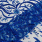 JEWEL VINE BEADED LACE ON MESH FABRIC (By The Yard) - New Creations Fabric & Foam Inc