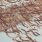 JEWEL VINE BEADED LACE ON MESH FABRIC (By The Yard) - New Creations Fabric & Foam Inc