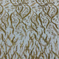 JEWEL VINE BEADED LACE ON MESH FABRIC (By The Yard) - New Creations Fabric & Foam Inc