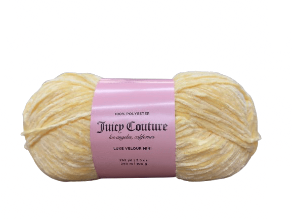 Juicy Couture Luxe Velour Mini Yarn - 262 Yards - New Creations Fabric & Foam Inc