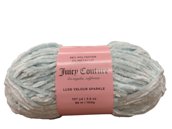 Juicy Couture Luxe Velour Sparkle Yarn - 107 Yards - New Creations Fabric & Foam Inc