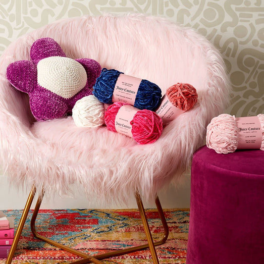 Juicy Couture Luxe Velour Yarn - 107 Yards - New Creations Fabric & Foam Inc