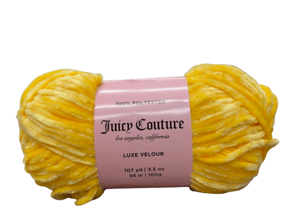 Juicy Couture Luxe Velour Yarn - 107 Yards - New Creations Fabric & Foam Inc