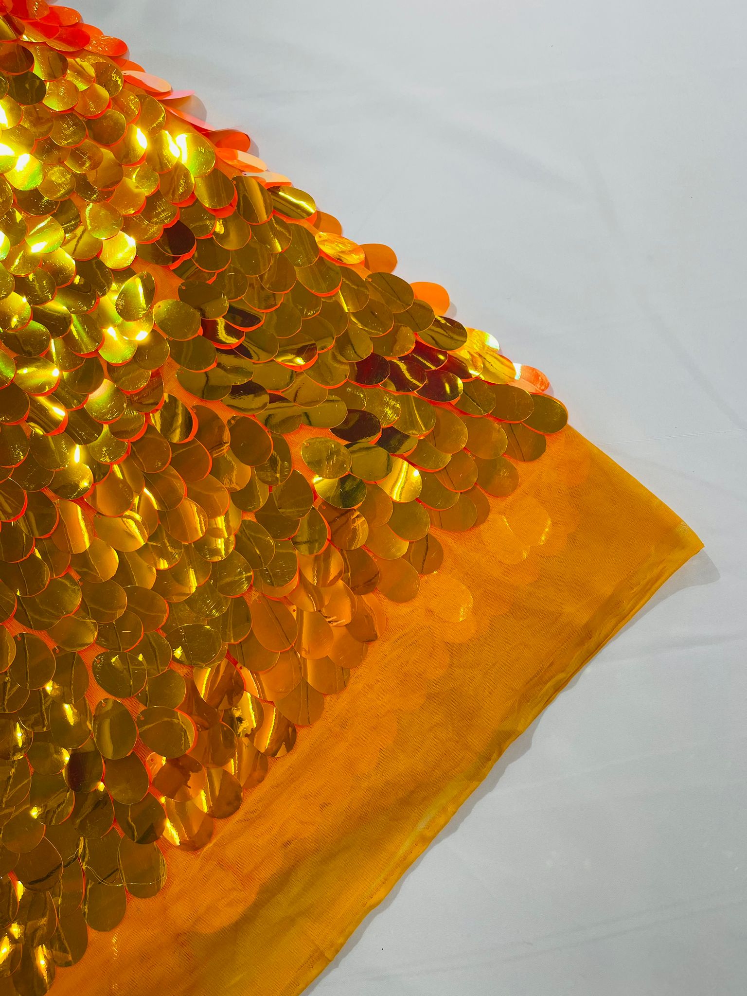 Jumbo Oval Sequin Fabric 54” Wide| New Creations Fabric & Foam Inc. - New Creations Fabric & Foam Inc