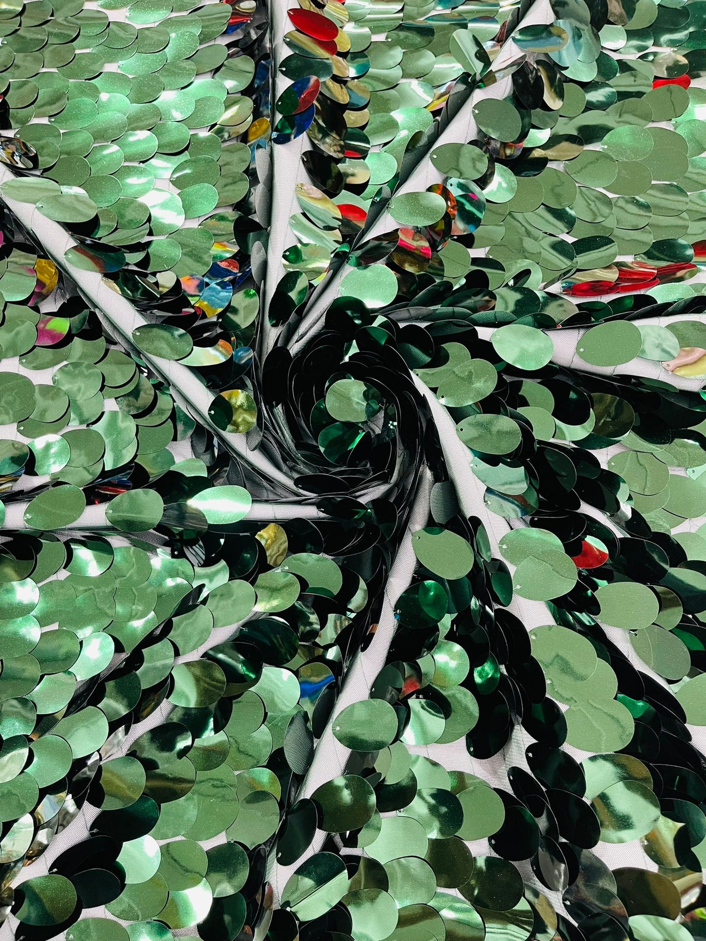 Jumbo Oval Sequin Fabric 54” Wide| New Creations Fabric & Foam Inc. - New Creations Fabric & Foam Inc