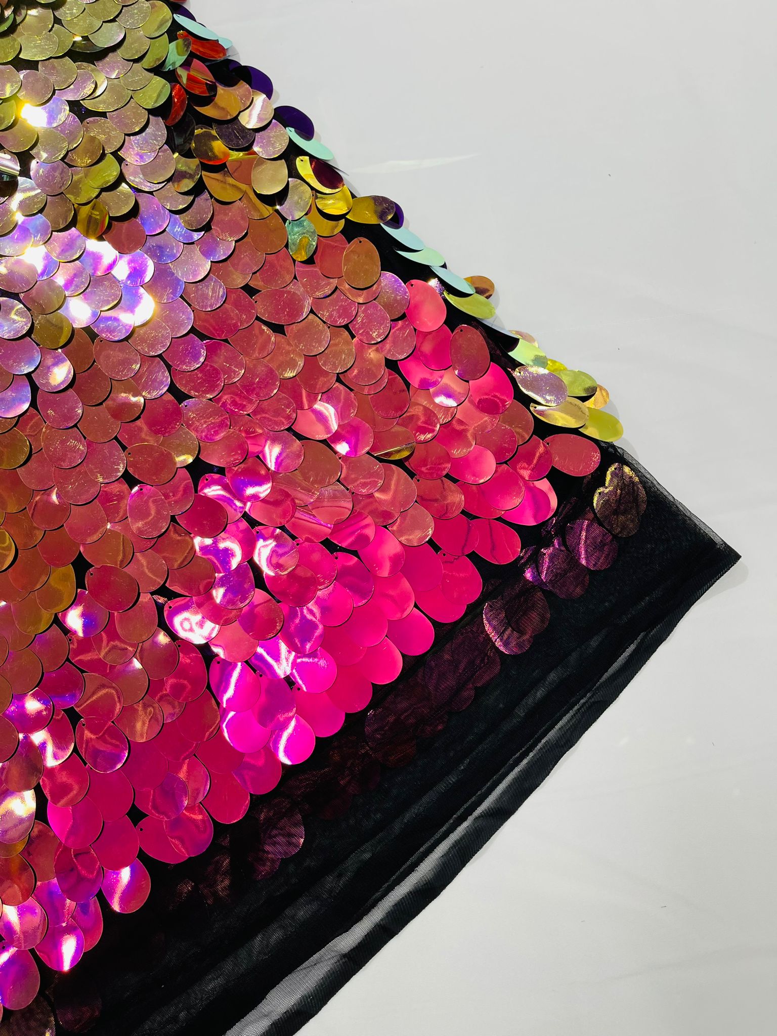 Jumbo Oval Sequin Fabric 54” Wide| New Creations Fabric & Foam Inc. - New Creations Fabric & Foam Inc