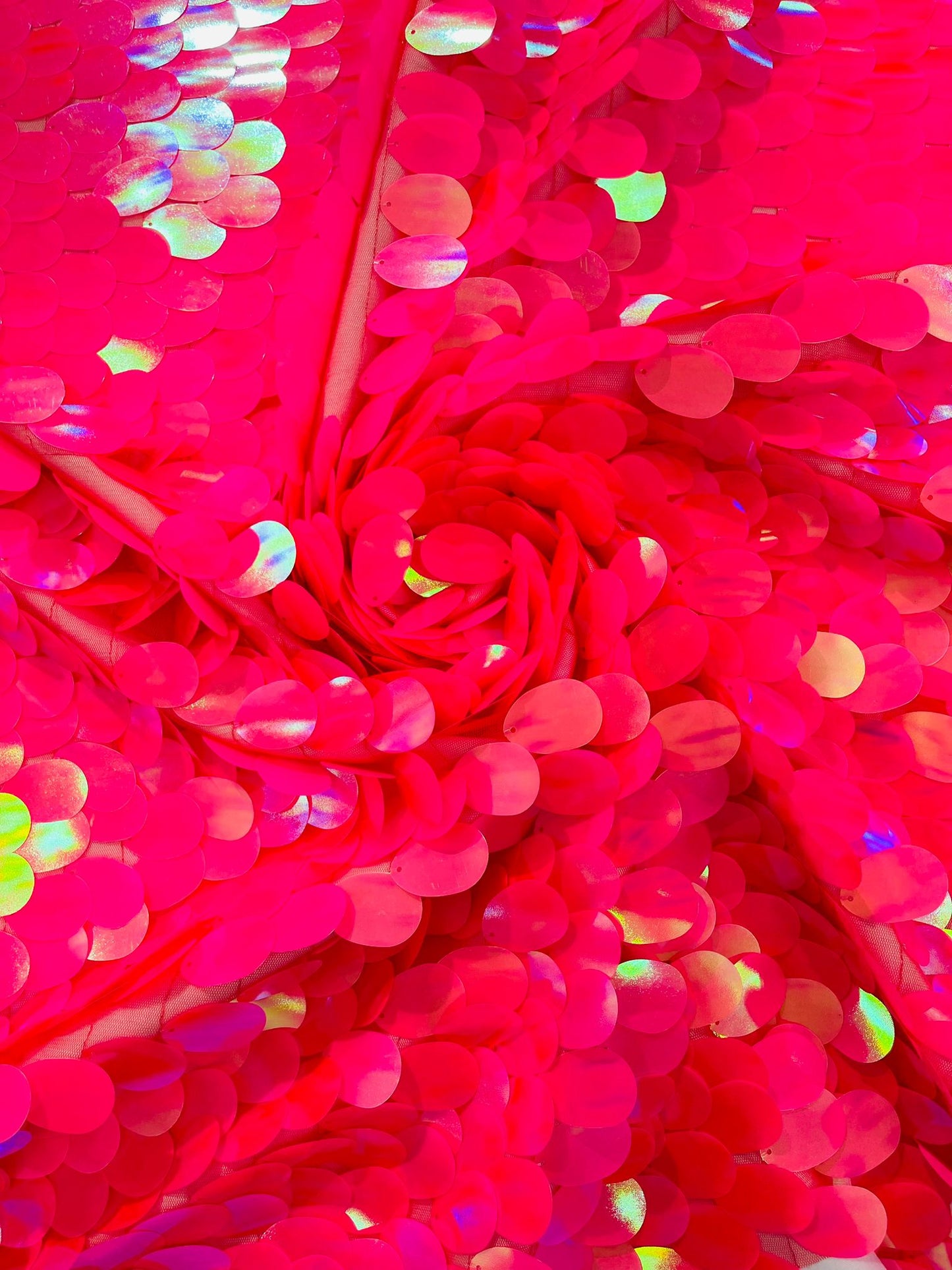 Jumbo Oval Sequin Fabric 54” Wide| New Creations Fabric & Foam Inc. - New Creations Fabric & Foam Inc