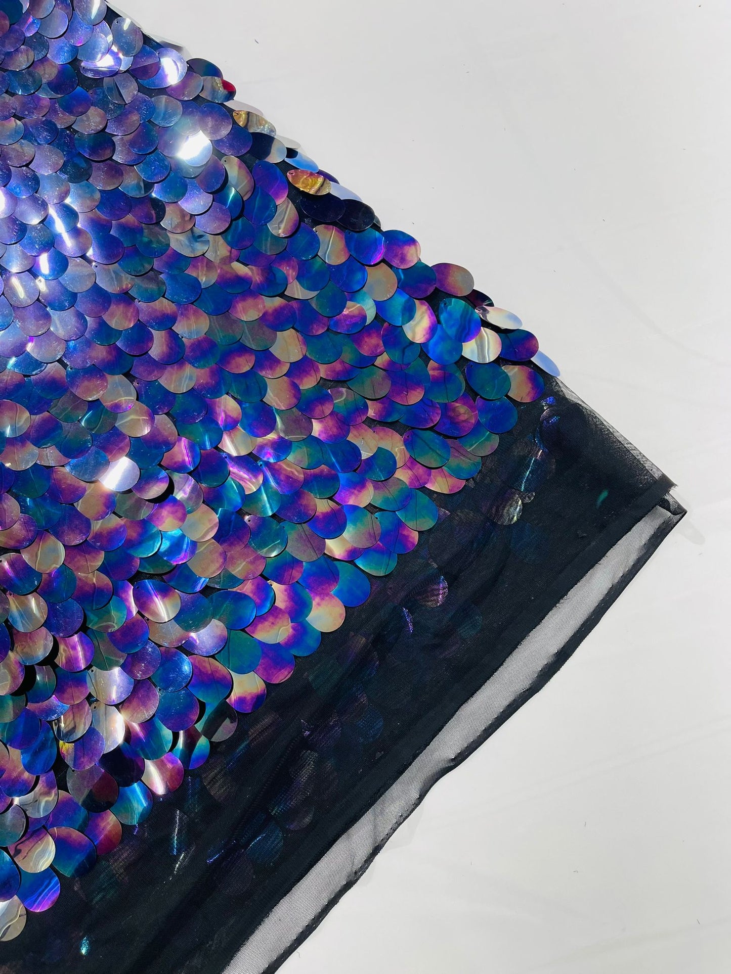 Jumbo Oval Sequin Fabric 54” Wide| New Creations Fabric & Foam Inc. - New Creations Fabric & Foam Inc