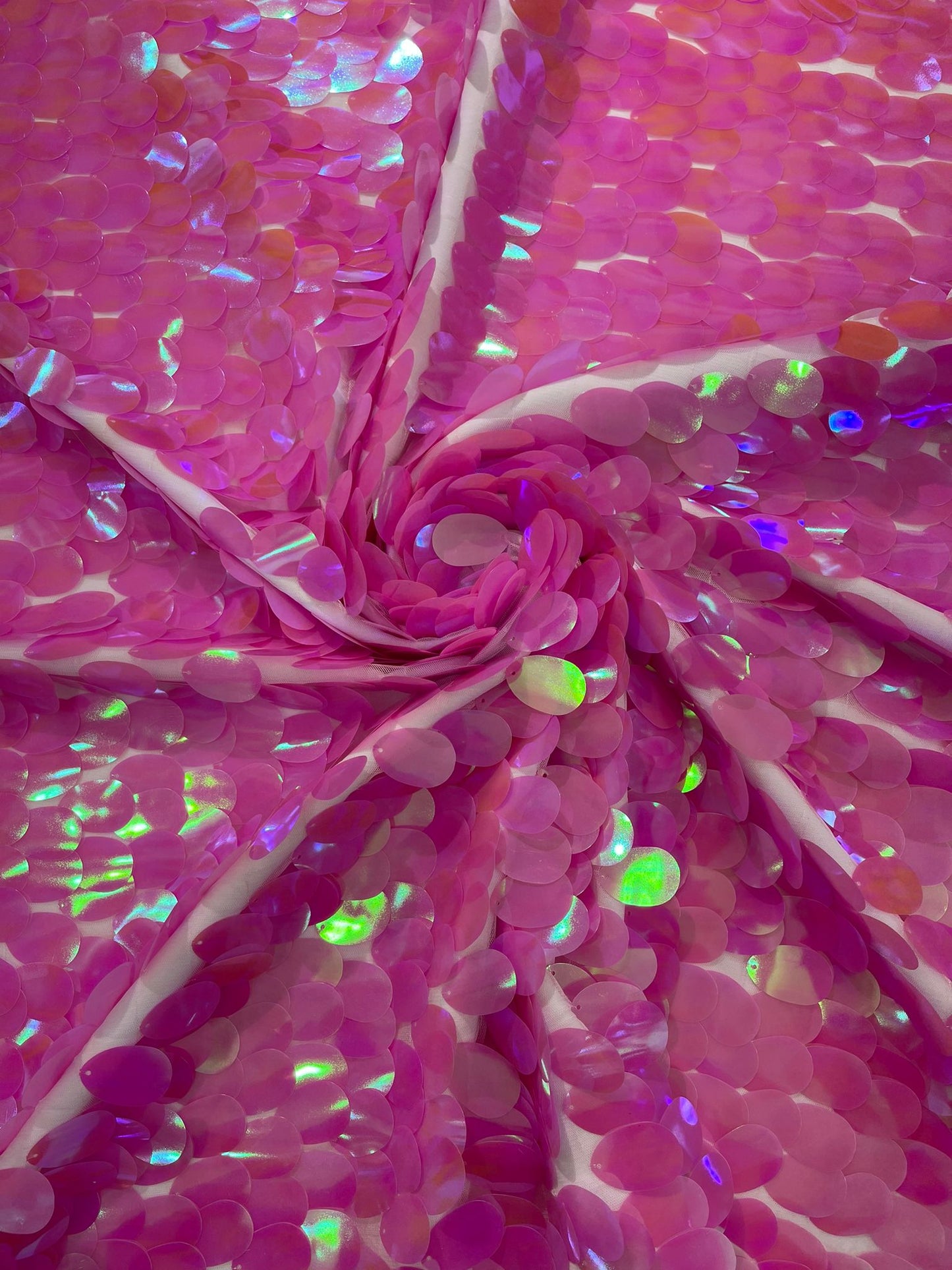 Jumbo Oval Sequin Fabric 54” Wide| New Creations Fabric & Foam Inc. - New Creations Fabric & Foam Inc