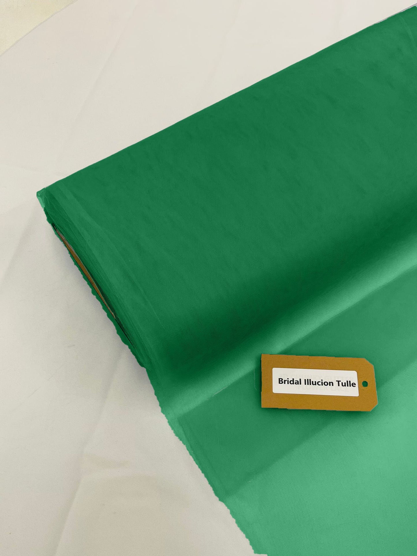 Kelly Green - Bridal Illusion Tulle 108"Wide Polyester Premium Tulle Fabric Bolt, By The Roll. - New Creations Fabric & Foam Inc