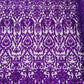 King Damask Sequin Fabric 54” Wide| New Creations Fabric & Foam Inc. - New Creations Fabric & Foam Inc