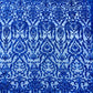 King Damask Sequin Fabric 54” Wide| New Creations Fabric & Foam Inc. - New Creations Fabric & Foam Inc