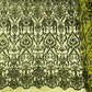King Damask Sequin Fabric 54” Wide| New Creations Fabric & Foam Inc. - New Creations Fabric & Foam Inc