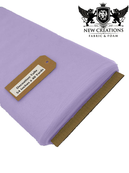 Lavender Tutu Fabric Bolt Bridal Party Wedding Decoration, Wholesale Tulle, Party, Tulle Net. - New Creations Fabric & Foam Inc