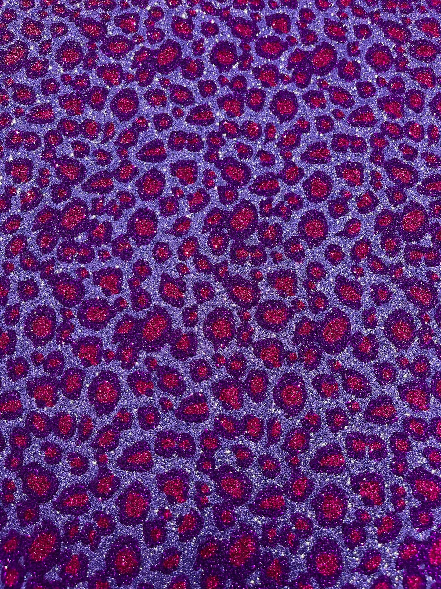 LEOPARD GLITTER CANVAS VINYL (by the yard) - New Creations Fabric & Foam Inc