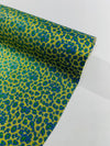 LEOPARD GLITTER CANVAS VINYL (by the yard) - New Creations Fabric & Foam Inc