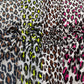 Leopard print with foil stretch spandex fabric | New Creation Fabric & Foam - New Creations Fabric & Foam Inc
