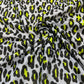 Leopard print with foil stretch spandex fabric | New Creation Fabric & Foam - New Creations Fabric & Foam Inc