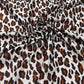 Leopard print with foil stretch spandex fabric | New Creation Fabric & Foam - New Creations Fabric & Foam Inc