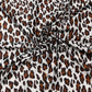 Leopard print with foil stretch spandex fabric | New Creation Fabric & Foam - New Creations Fabric & Foam Inc