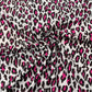 Leopard print with foil stretch spandex fabric | New Creation Fabric & Foam - New Creations Fabric & Foam Inc