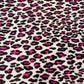Leopard print with foil stretch spandex fabric | New Creation Fabric & Foam - New Creations Fabric & Foam Inc