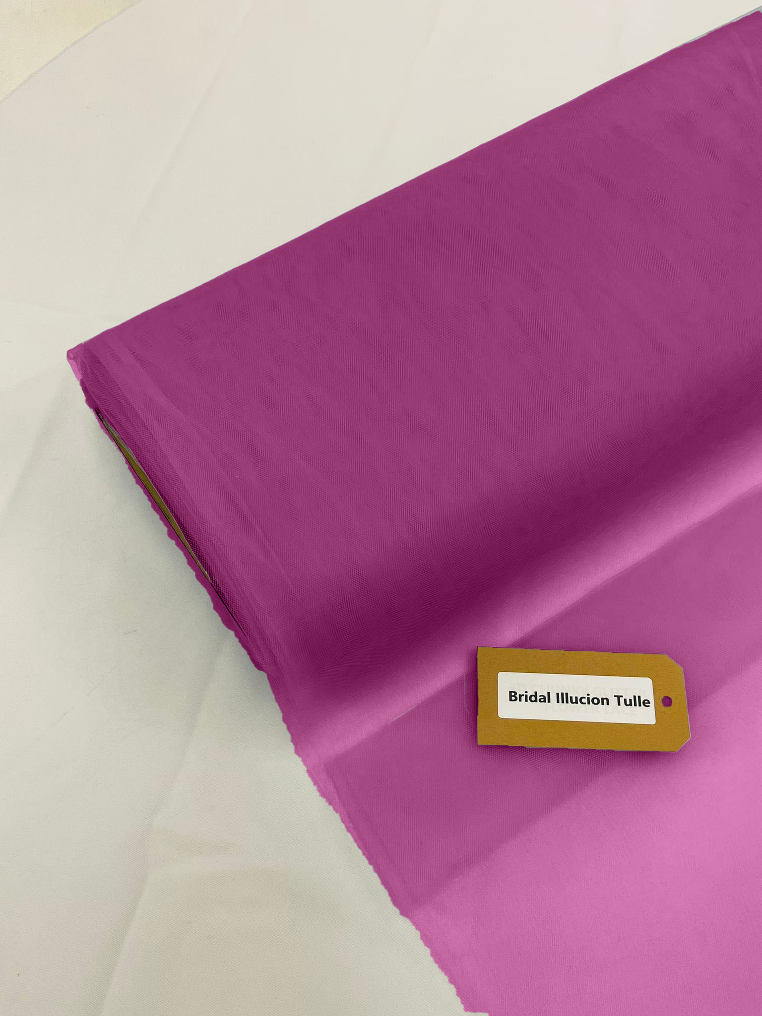 Light Magenta - Bridal Illusion Tulle 108"Wide Polyester Premium Tulle Fabric Bolt, By The Roll. - New Creations Fabric & Foam Inc