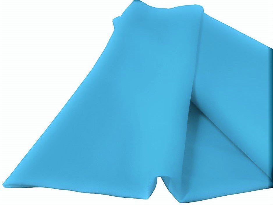 Light Turquoise 58/59" Wide 100% Premium Woven Polyester Poplin Fabric By The Yard - New Creations Fabric & Foam Inc