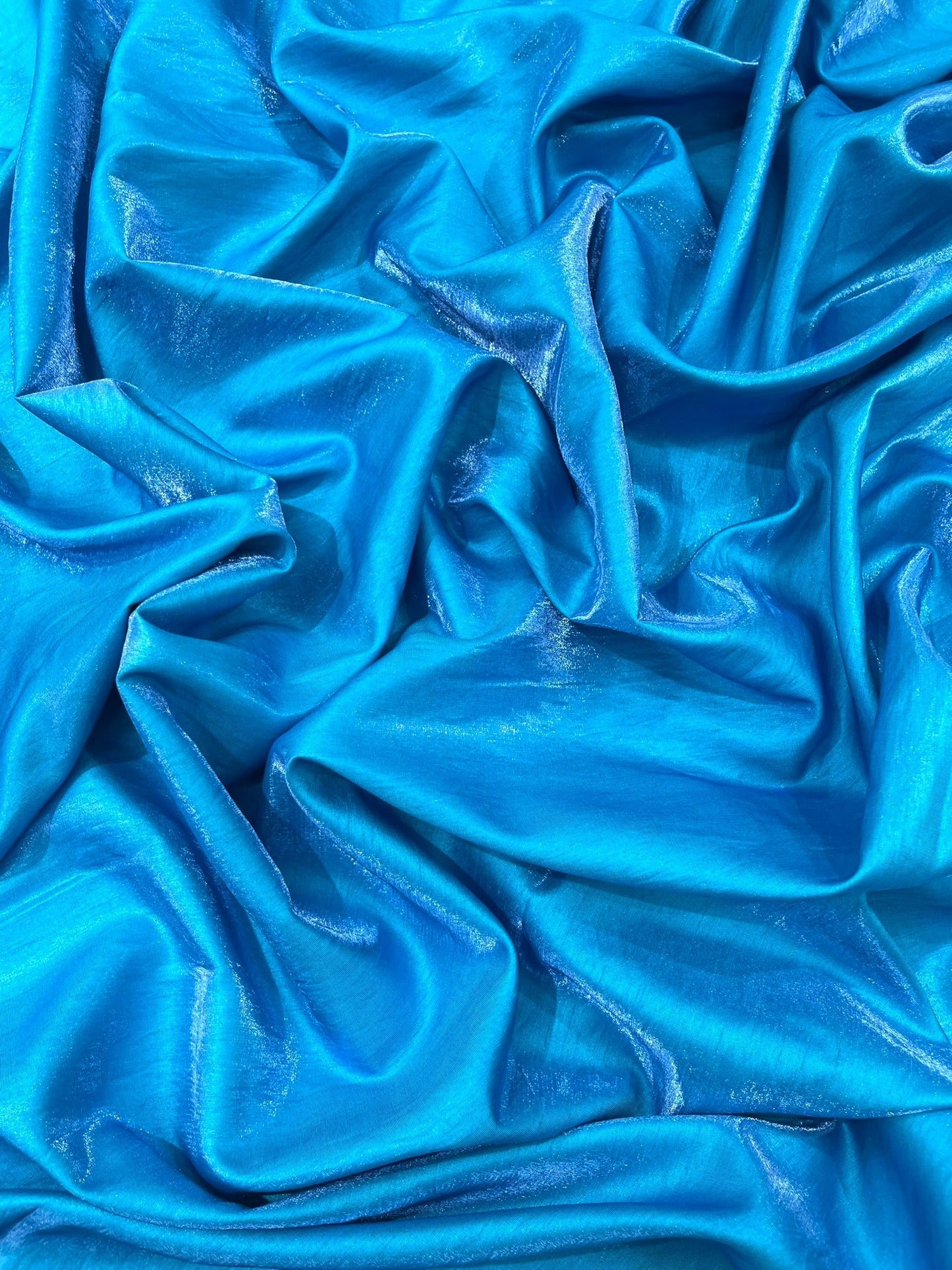 Liquid Iridescent Dupioni Fabric 58" Wide| Costume, Dressmaking, Flowing Lightweight Material - New Creations Fabric & Foam Inc