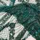 Luxury Bridal Fabric with Geometric Beading on a mesh 54” Wide| New Creations Fabric & Foam Inc. - New Creations Fabric & Foam Inc