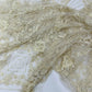 Luxury Bridal Fabric with Geometric Beading on a mesh 54” Wide| New Creations Fabric & Foam Inc. - New Creations Fabric & Foam Inc