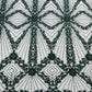 Luxury Bridal Fabric with Geometric Beading on a mesh 54” Wide| New Creations Fabric & Foam Inc. - New Creations Fabric & Foam Inc