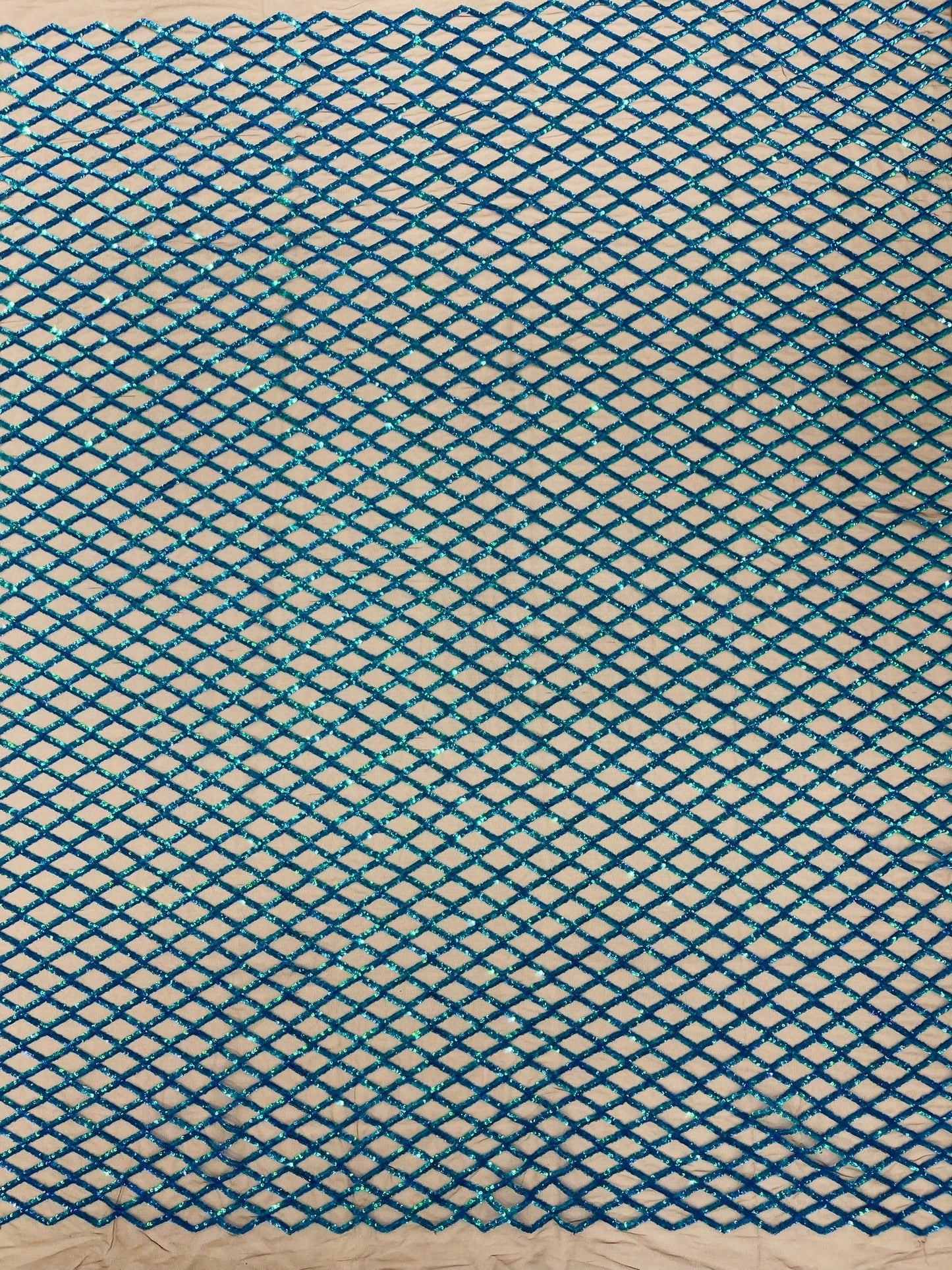 Luxury Diamond Design Mini Glitz Sequins On A Mesh 54” Wide| New Creations Fabric & Foam Inc. - New Creations Fabric & Foam Inc